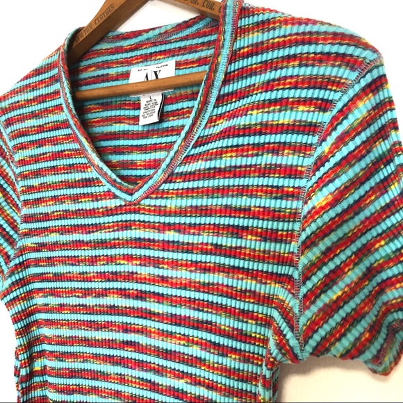 A/X Armani Exchange Tops - A/X Soft Striped Knit Top